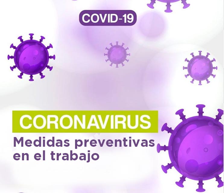 Tomar medidas preventivas al COVID-19 en el trabajo